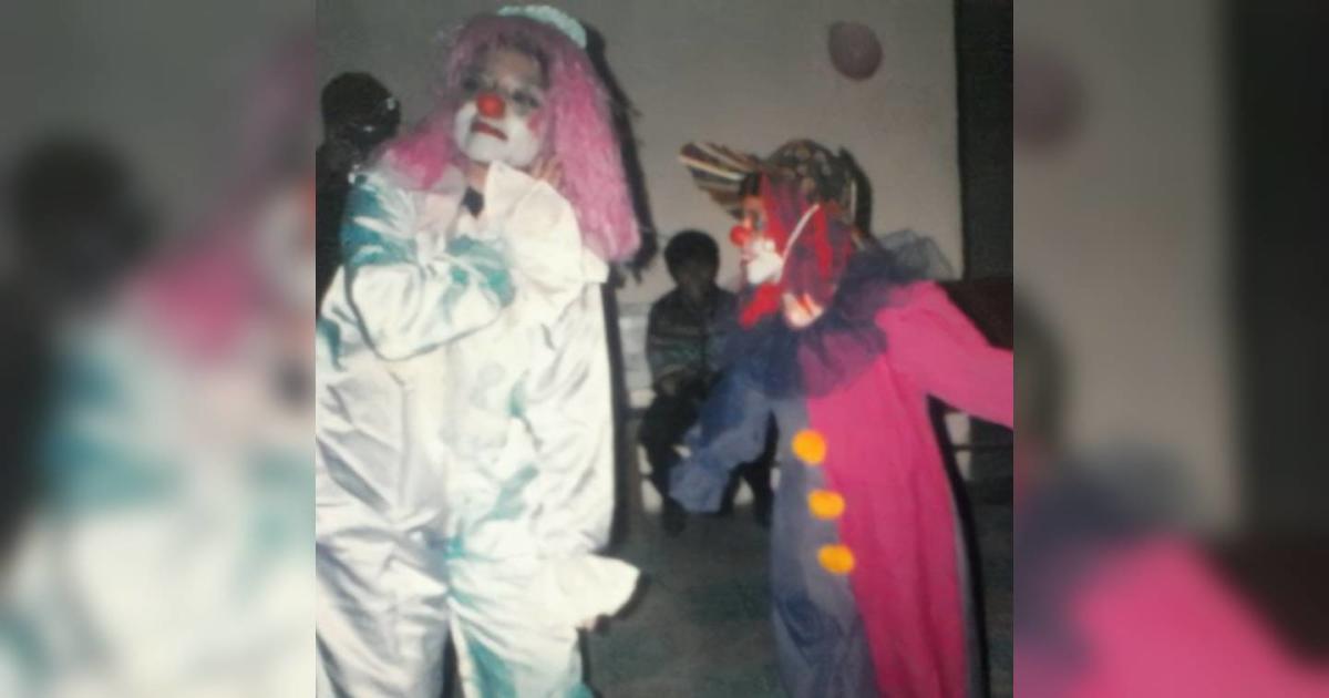The mother wore a clown costume with her son to give her daughter one last smile