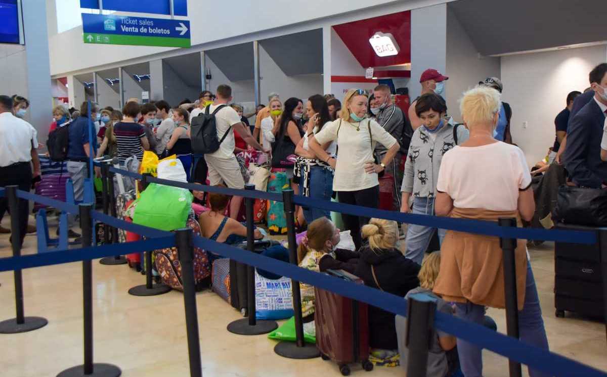 Cancun Airport continues repatriation flights for Russians