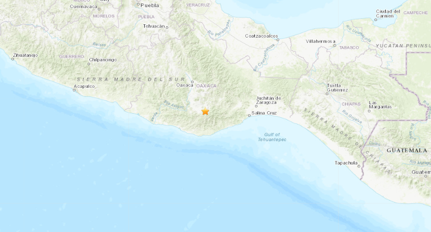 Magnitude 5.3 earthquake shakes Oaxaca, Mexico