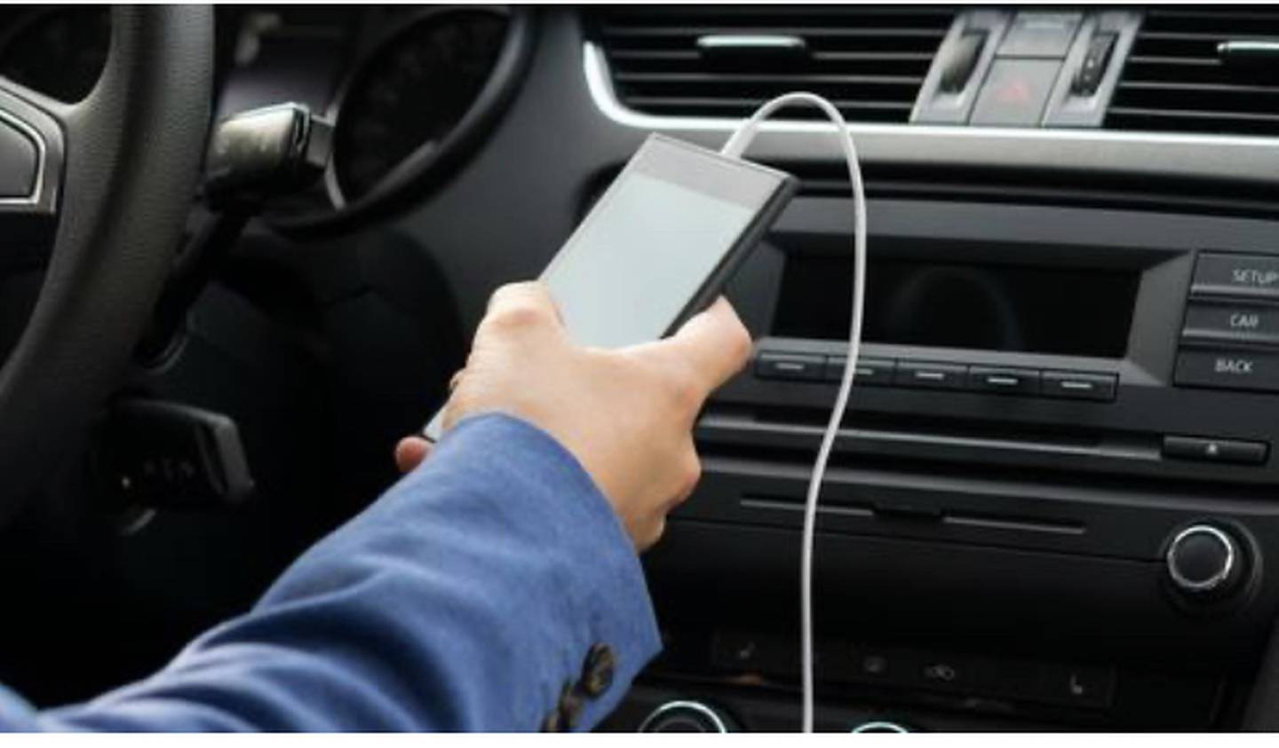 Why not charge the cell phone in the car?