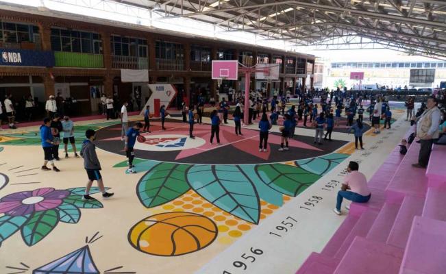 The NBA breathes new life into the basketball court in Ixtlan, Sierra Norte de Oaxaca