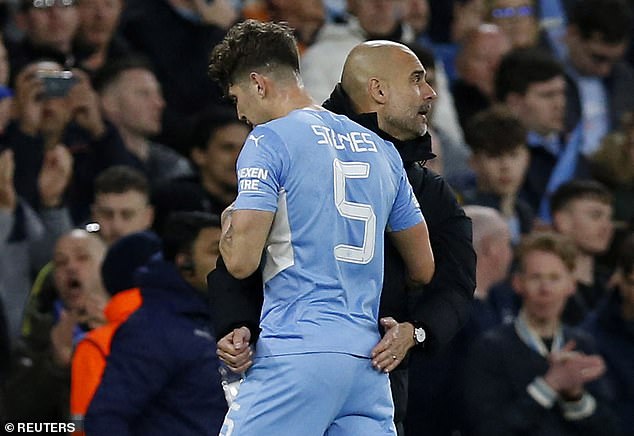 John Stones was also left out for the remainder of the season as City neared the title