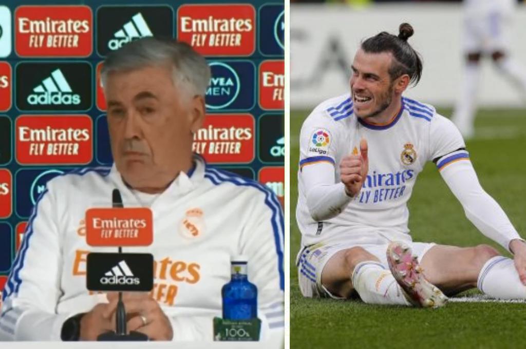 Ancelotti defends Bale for criticism and reveals Welshman’s position: “He can not move”