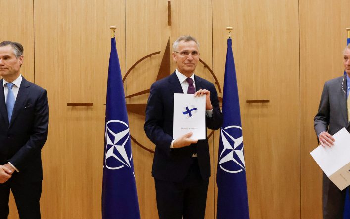 Finland and Sweden apply to join NATO