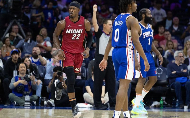 Heat vs. Sixers |  2022 NBA Playoffs: Jimmy Butler shines in Philadelphia as Heat advances to Eastern Conference final