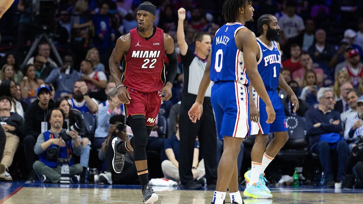 Heat vs. Sixers |  2022 NBA Playoffs: Jimmy Butler shines in Philadelphia as Heat advances to Eastern Conference final
