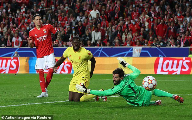 Nunez scored 34 goals with Benfica last season, including two against Liverpool in Europe
