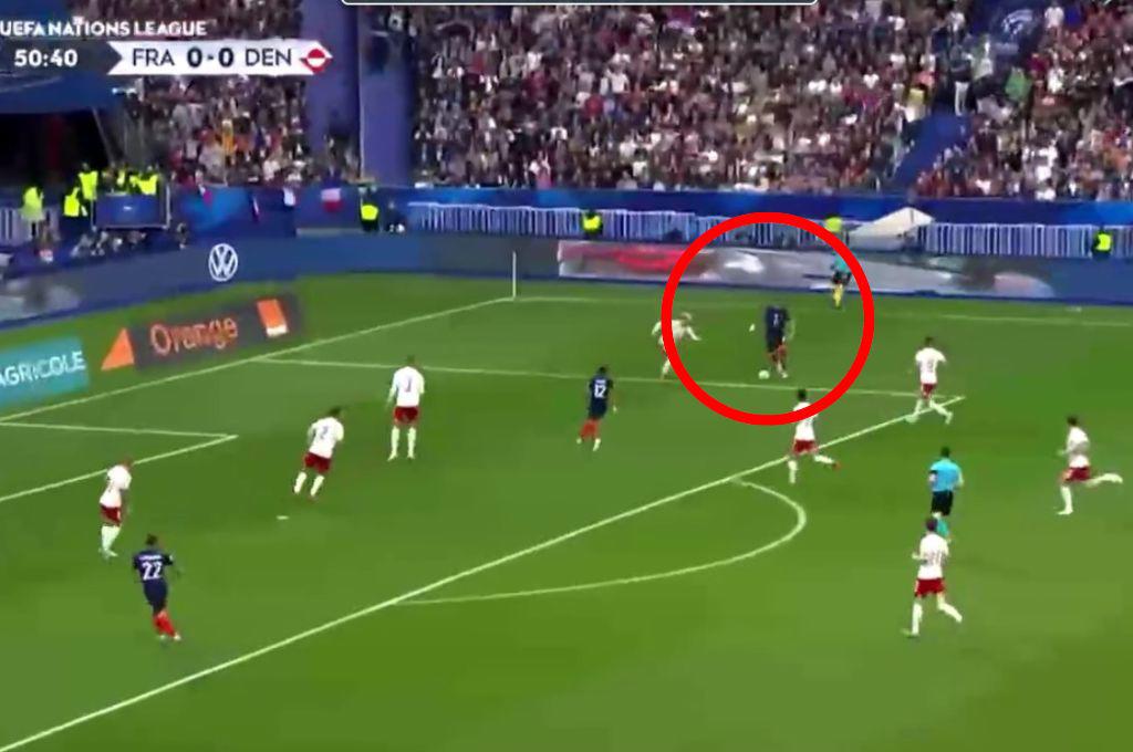 Benzema’s superb goal against France against Denmark in the League of Nations