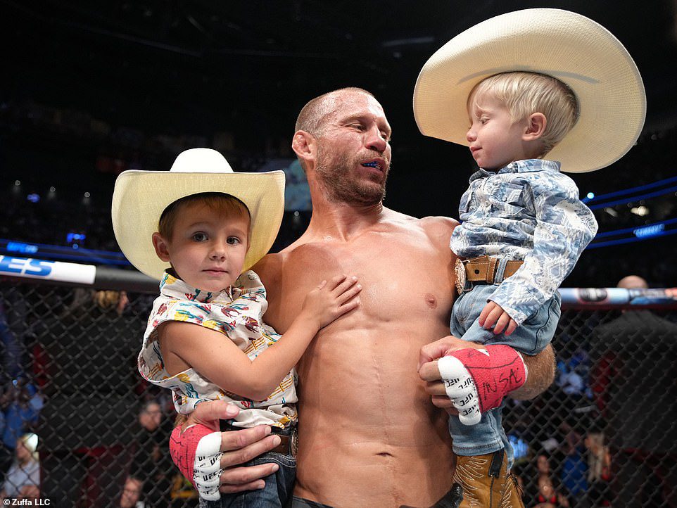 Donald Cerrone called him this day and he came out of the cage with his two young sons in his arms