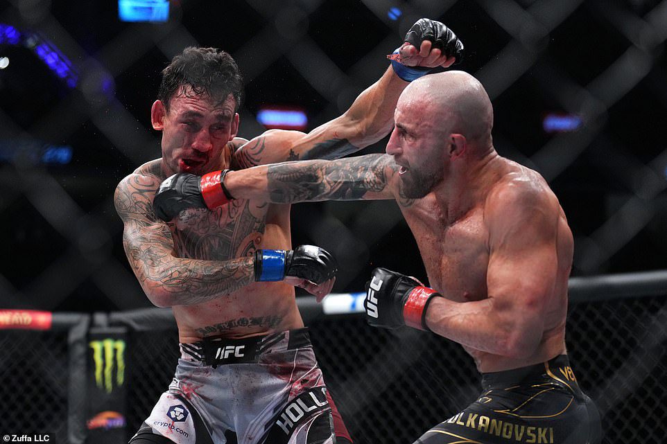 Holloway got bloodied and beaten after Volkanovsky showed how he gained a speed advantage in combat
