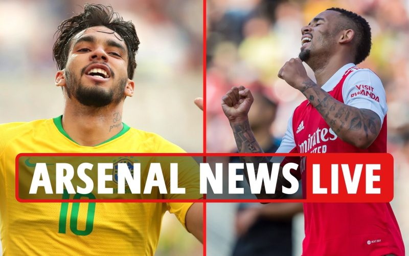 Arsenal Transfer Live: Gabriel Jesus Stunning Depot, Paquita Patel, Tillmans Latest, Lisandro Martinez Update