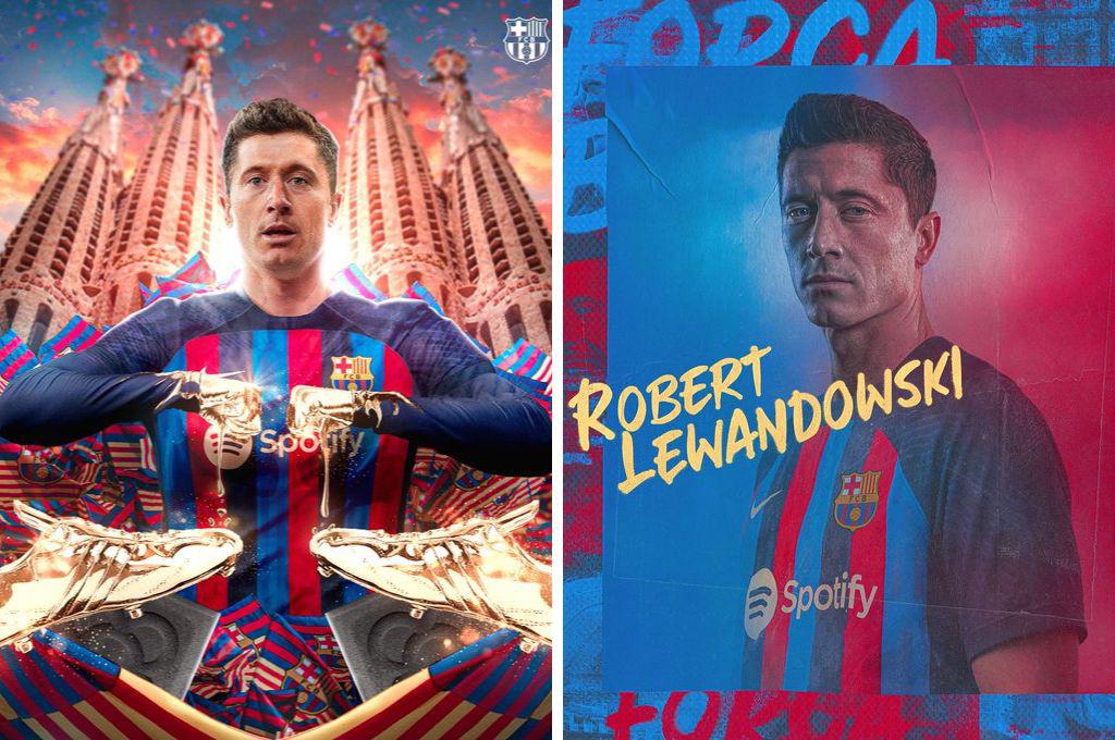 Barcelona striker Robert Lewandowski reveals signing figures