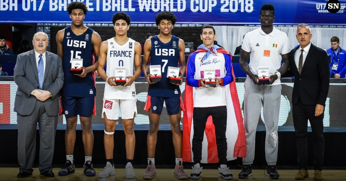 FIBA U-17 World Cup: Who are the players included in the best fives of all time?
