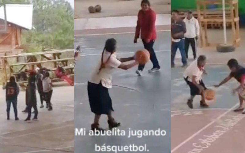 Grandma surprises her basketball prowess