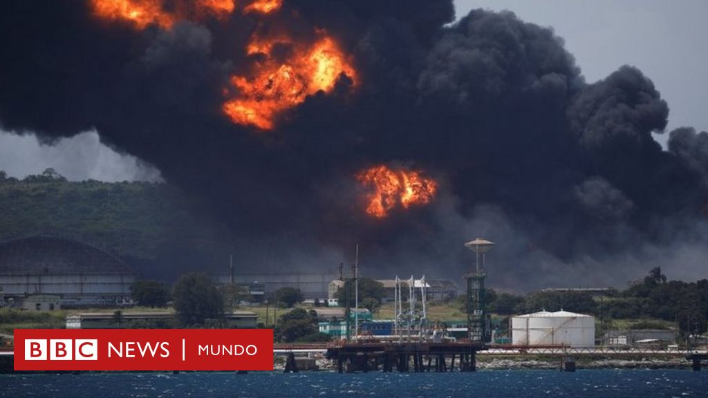 Fire in Cuba: An out-of-control fire at a fuel depot in Madanzas injures dozens