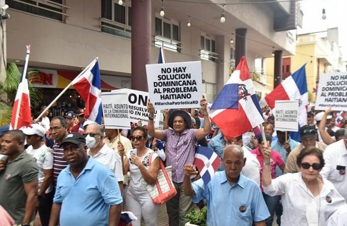 Citizens join the “national march” with a statement urgently calling for a “solution for Haiti in Haiti”