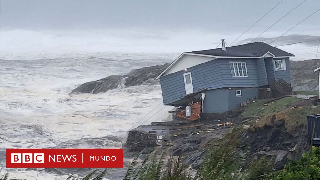 Storm Fiona leaves homes swept into the sea and thousands of people without electricity after its “historic” passage across Canada