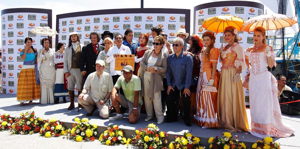 Veracruz, Mexico - August 17: General view of the first day of filming for the TV series & # 39;  Corazon Salvaje & # 39;  ('Wild Heart') by the cast on August 17, 2009 in Veracruz, Mexico.  (Photo by Hector Vivas/Jam Media/LatinContent via Getty Images)