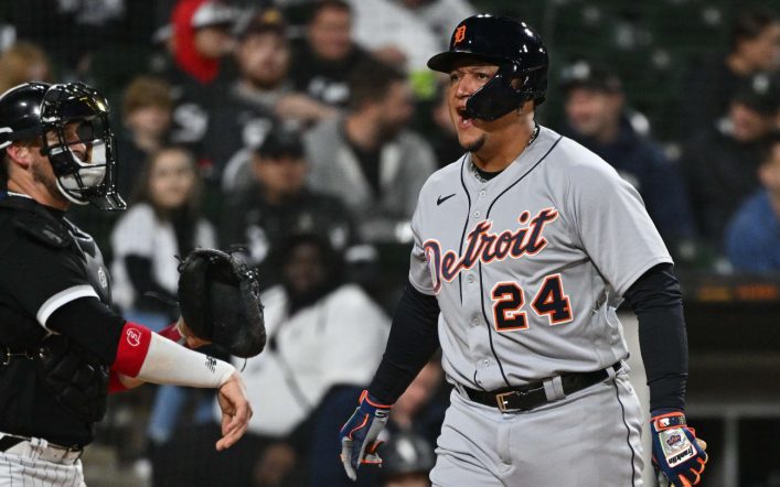 Miguel Cabrera hit the 507th home run of his career and set a new mark in MLB