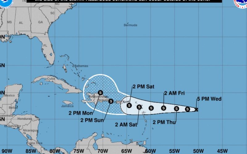 Tropical Depression Category 7 May Become Storm Fiona Between Tonight and Thursday