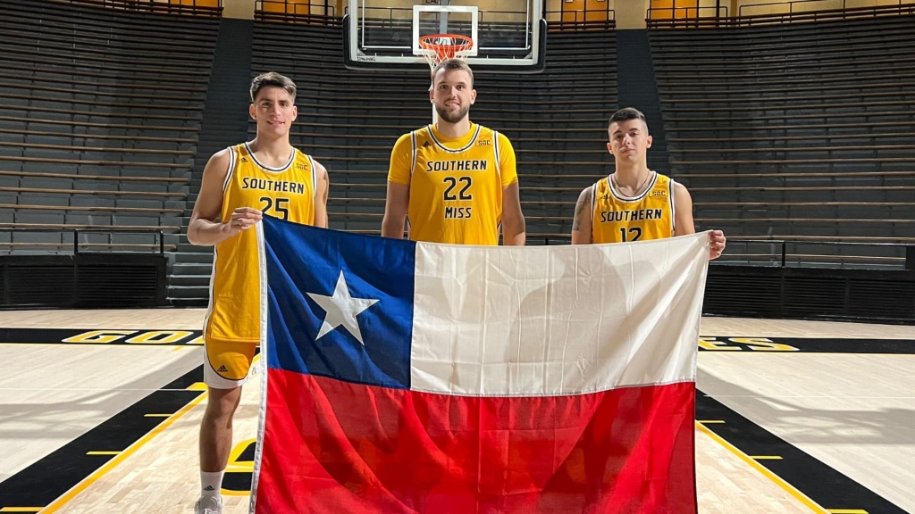 The Chilean trio that will make history in the NCAA, the highest class of college basketball in the United States