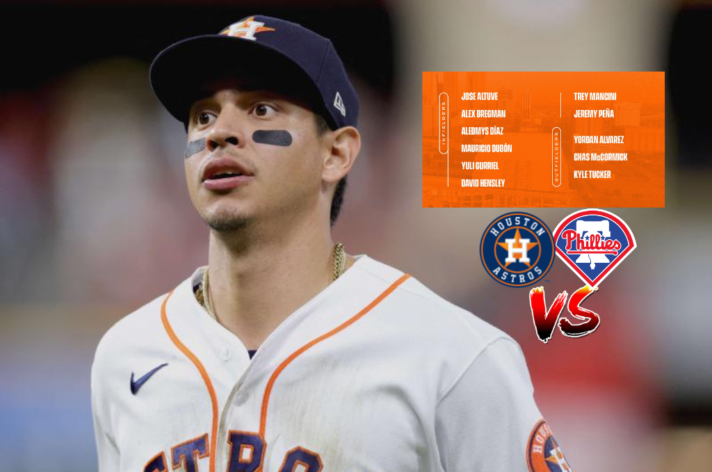 Mauricio Dubón in the Astros main roster for the first game of the World Championships just minutes away