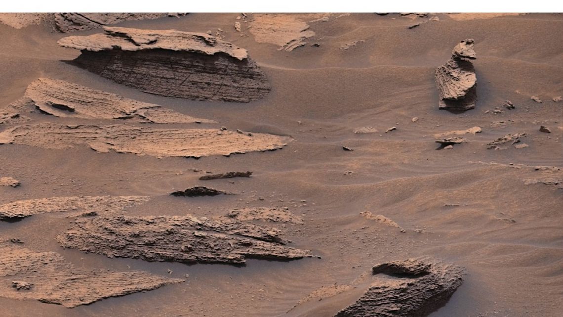 NASA’s Curiosity rover discovers a “duck” on Mars