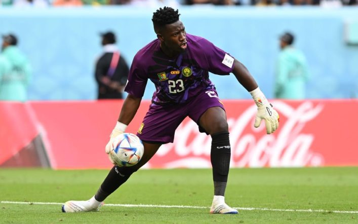 Andre Onana left out of Cameroon squad against Serbia