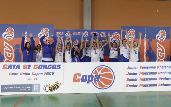 Nou Bàsquet Femení won the Preferential Junior Cup – Castellón Base