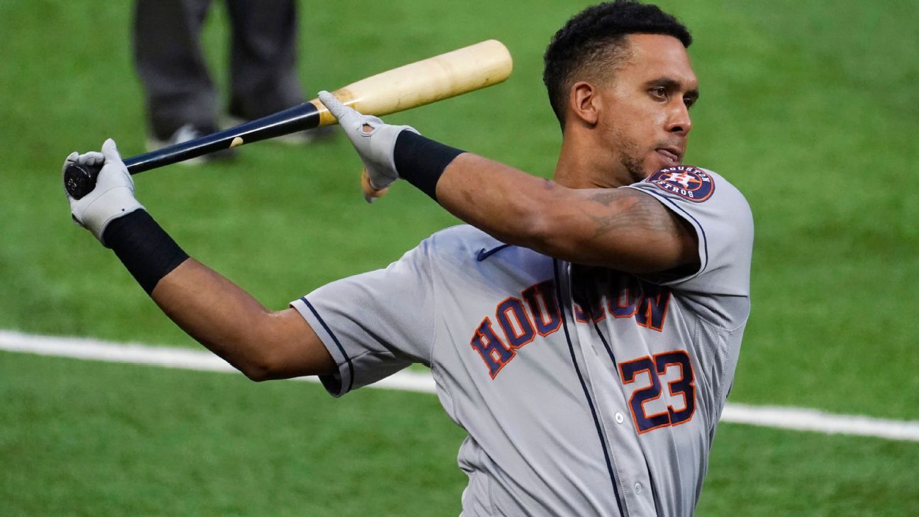 Michael Brantley decided to stay with the Astros on a 1-year, $12 million deal