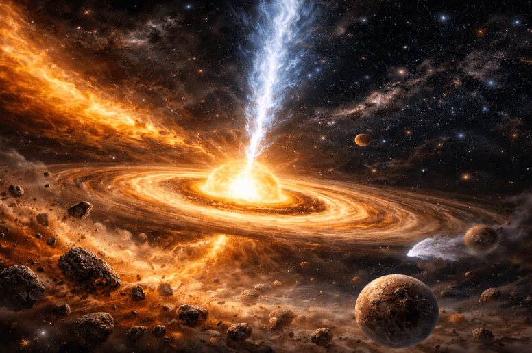 A Protostar’s “Feasting” Offers New Clues to the Origins of Planet-Building Materials A Protostar’s “Feasting” Offers New Clues to the Origins of Planet-Building Materials