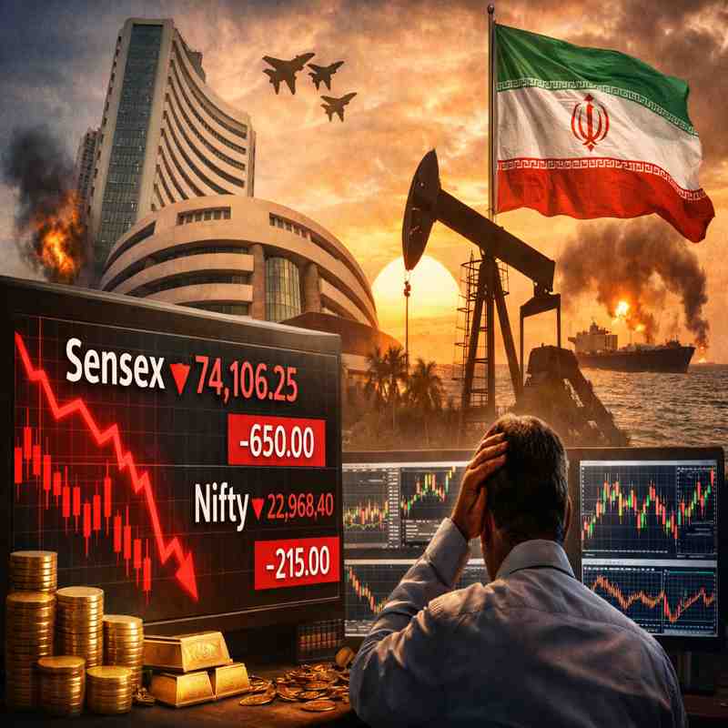 Indian Stock Market Opens Lower Amid Middle East Tensions Indian Stock Market Opens Lower Amid Middle East Tensions
