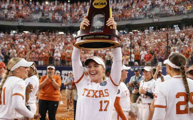 Texas Repeats as Women’s College World Series Champion Behind Teagan Kavan’s Dominant Finish